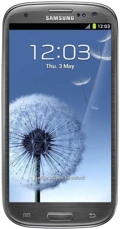 Смартфон Samsung Galaxy S3 GT-I9300 16Gb Titanium grey - Новый Уренгой